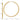 10k Gold Polished Round Endless Hoop Earrings - 35mm - Image 4