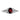 10K White Gold Oval Garnet Ring - Modern Elegance for Everyday Style - Image 5