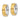 10k Two-Tone Hoop Earrings for Effortless Everyday Chic - Image 2