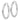 10k White Gold Polished Square Tube Hoop Earrings - Image 2