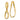 10k Gold Twisted Hoop Earrings for Effortless Chic Style - Image 2