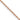 14K Rose Gold 20 inch Carded .7mm Cable Rope with Spring Ring Clasp Chain - Image 5