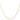 14K Yellow Gold 24 inch Carded .7mm Cable Rope with Spring Ring Clasp Chain - Image 2