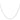 14K White Gold 16" Cable Rope Chain with Spring Ring Clasp - Image 2