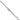 14K White Gold 24-Inch Cable Rope Chain with Spring Ring Clasp - Image 3