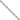 14K White Gold 16" Cable Rope Chain with Spring Ring Clasp - Image 1