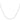14K White Gold 16 inch Carded 1.15mm Cable Rope with Spring Ring Clasp Chain - Image 2