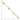 14k Two-Tone Hammered Heart & Oval Link Anklet with Extender - Image 3