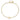 14k Gold Double Strand Twisted Heart Anklet with Extender - Image 4
