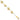 14k Ruffle Star Flowers 9 inch Plus 1 inch Extender - Total 10 inch Anklet - Image 1
