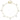 14K Two-Tone Mirror Bead Anklet with Extender – Trendy 10-Inch Length - Image 4