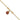 14K Red and Black Enameled Ladybug Anklet with Extender, 10 Inches - Image 1
