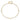 14k Gold Diamond-Cut Heart 3-Station Anklet with Extender - Image 4