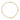 14k Gold Puffed Heart 3-Station Anklet - Trendy 10-Inch Style - Image 4