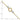 14k Two-Tone Beaded Anklet with Dangle Extender - Image 5