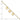 14k Gold Three Heart Dangle Anklet with Extender - Stylish and Fun - Image 4