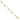 14K Yellow Gold Cable Chain Anklet with Diamond Cut Dots, 11 Inches - Image 1