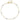 14k Two-tone Bezel-set CZ 6-Station 9 inch Plus 1 inch Extender - Total 10 inch Anklet - Image 4
