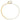 14K Gold Hearts and Oval Links Anklet with Extender - 10 Inches Total - Image 4