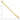 14K Gold Hearts and Oval Links Anklet with Extender - 10 Inches Total - Image 3