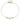 14K Two-tone Diamond-cut and LOVE Puffed Heart 10 inch Plus 1 inch Extender - Total 11 inch Anklet - Image 4