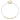 14K Two-tone Three Hearts and Diamond-cut Beads 9 inch Plus 1 inch Extender - Total 10 inch Anklet - Image 4