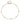 14K Two-Tone Diamond-Cut Bead Anklet with Extender – 10 Inch Total Length - Image 4