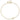 14K Gold Textured Open Heart Anklet with Extender - 10 Inches Total Length - Image 3