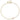 14k Two-tone Textured and Polished Open Heart 9 inch Plus 1 inch Extender - Total 10 inch Anklet - Image 4