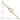 14k Two-tone Textured and Polished Open Heart 9 inch Plus 1 inch Extender - Total 10 inch Anklet - Image 5