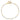 14K Two-Tone Twisted Link Anklet with Extender - 10 Inch Total Length - Image 4