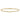 14k Gold Polished Open Heart Anklet on Bismark Chain - 9 Inch - Image 1