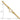14k Gold Polished Open Heart Anklet on Bismark Chain - 9 Inch - Image 2