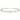 14k Tri-color 3-Strand Diamond-cut Beaded 9-Station 9 inch Plus 1 inch Extender - Total 10 inch Anklet - Image 3