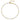 14k Two-Tone Polished Oval Twist Link Anklet with Extender - 10 Inches - Image 4