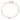 14k Rose Gold Twisted Heart Double Strand Anklet with Extender - Image 3