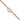 14k Rose Gold Diamond-Cut Open Heart Anklet with Rope Chain, 11 Inches - Image 1