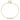 14K Two-Tone Flower Cut-Out Anklet with Extender, 10 Inches Total - Image 4