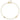 14k Gold Leaf Anklet with Glass Eye Bead and Extender – 10 Inches Total Length - Image 5