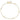 14K Gold Bezel-Set CZ 5-Station Anklet with Extender – 10 Inches Total - Image 5