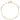 14K Two-tone Diamond-cut Beaded 4-Station 9 inch Plus 1 inch Extender - Total 10 inch Anklet - Image 5
