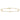 14K Open Heart and Chain 5-Station 9 inch Plus 1 inch Extender - Total 10 inch Anklet - Image 3