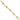 14K Gold Diamond-Cut Bead Anklet with Extender - Stylish 9.75 Inch Design - Image 1
