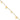 14K Gold Polished Circle Dangle Anklet with Extender - 10 Inches Total Length - Image 1