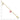 14k Pink and White Butterfly Enamel Dangle Anklet with Extender - Image 3