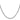 14K White Gold 16" Semi-Solid Curb Chain with Lobster Clasp - Image 2
