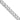 14K White Gold 16" Semi-Solid Curb Chain with Lobster Clasp - Image 1