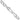 14K White Gold 16-Inch Semi-Solid Curb Chain with Lobster Clasp - Image 3