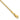 14K Gold Semi-Solid Curb Anklet with Lobster Clasp - 9 Inch - Image 1
