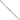 14k White Gold Beveled Paperclip Chain Necklace - Trendy & Modern - Image 2
